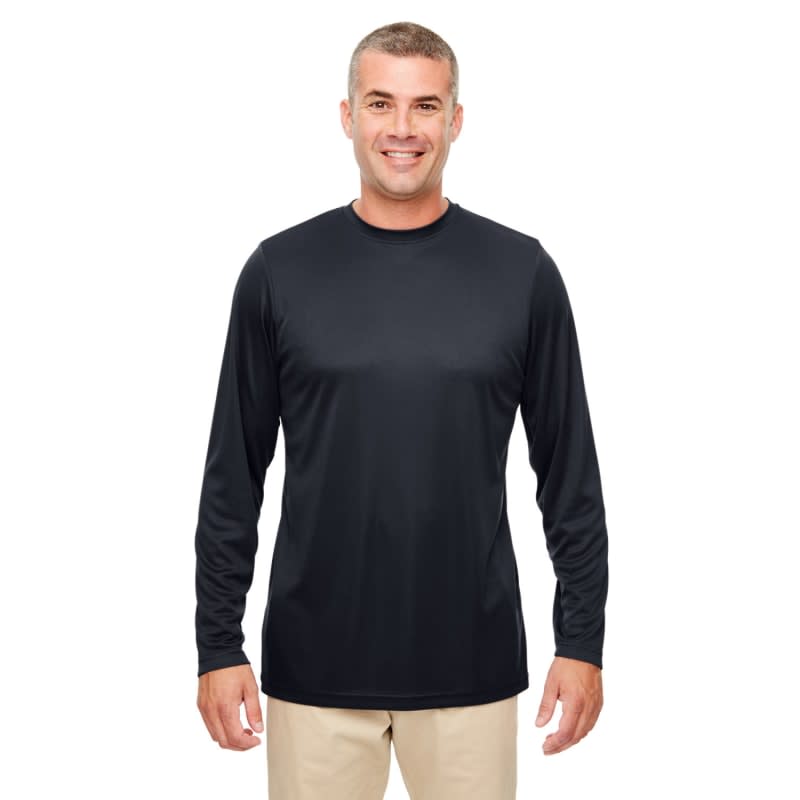 UltraClub Men's Cool & Dry Performance Long-Sleeve Top 12