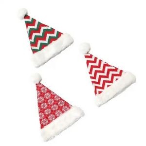 Christmas plush Santa Claus hat 3