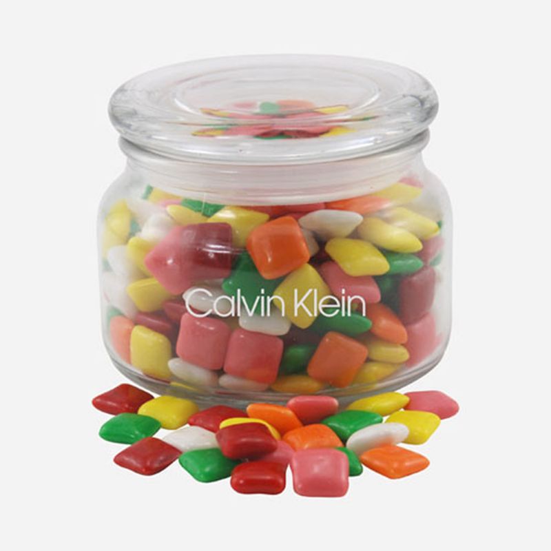 Jar with Mini Chicklets Gum 1