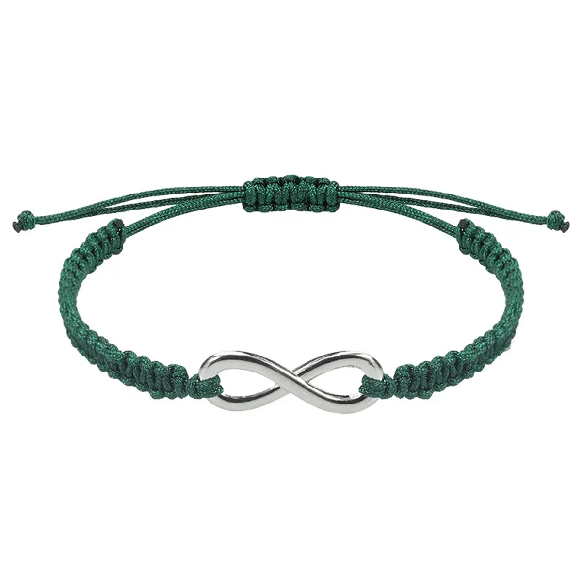 Woven Wristband with Stainless Steel Accent 12