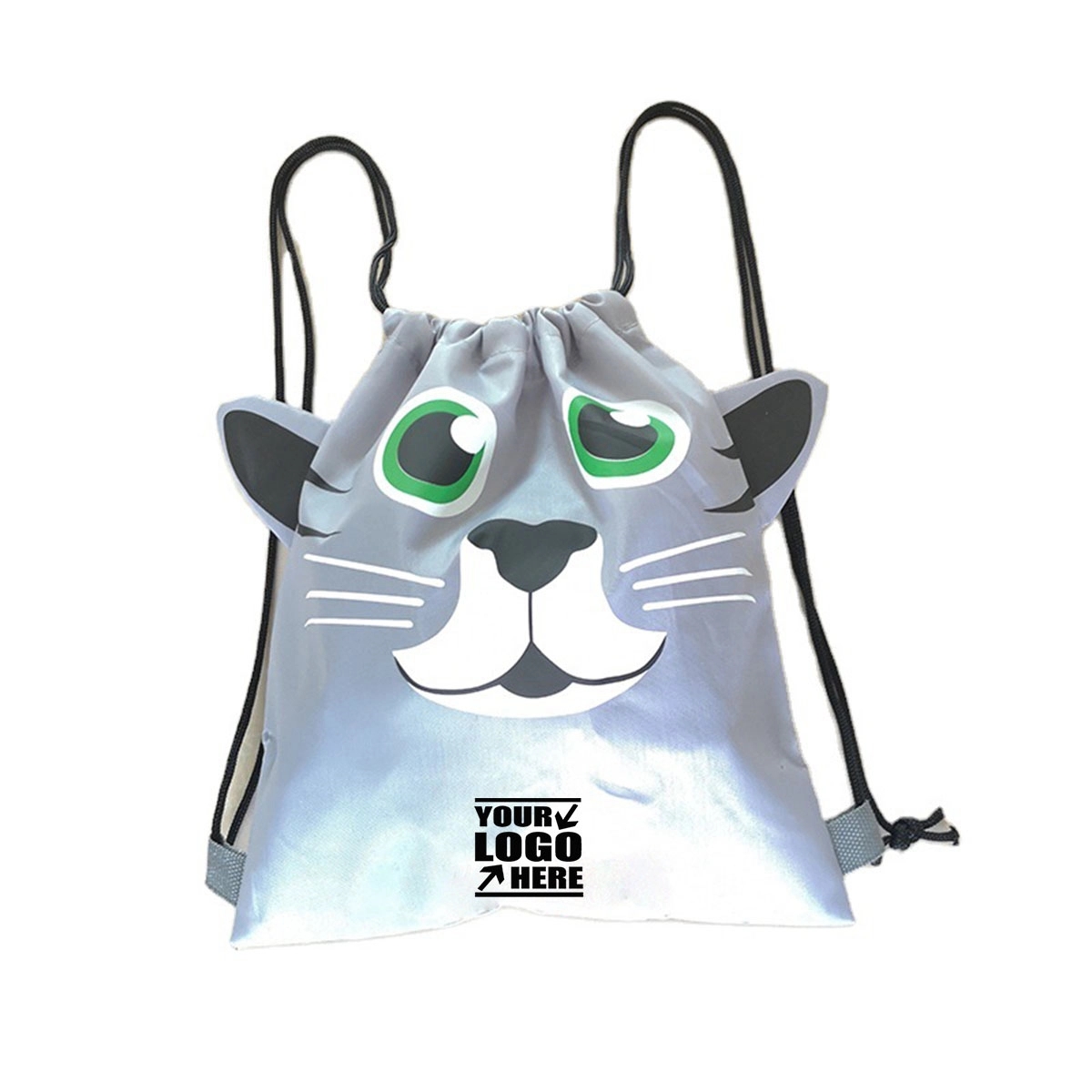 Cartoon Zoo Animal Drawstring Bags 2