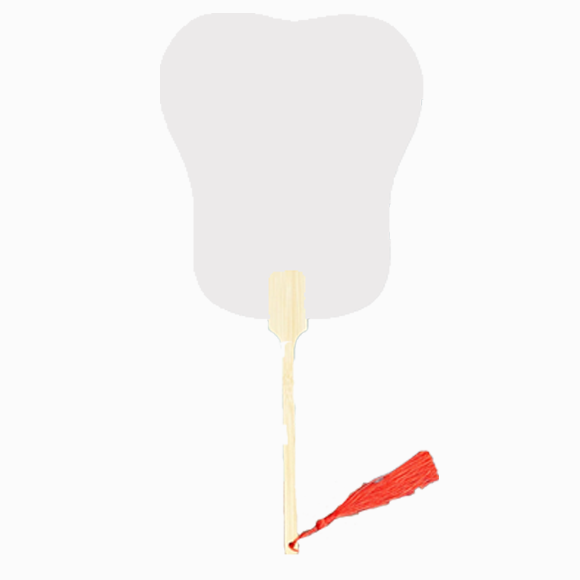 Artistic Lacquer Fan with Blank Canvas 16