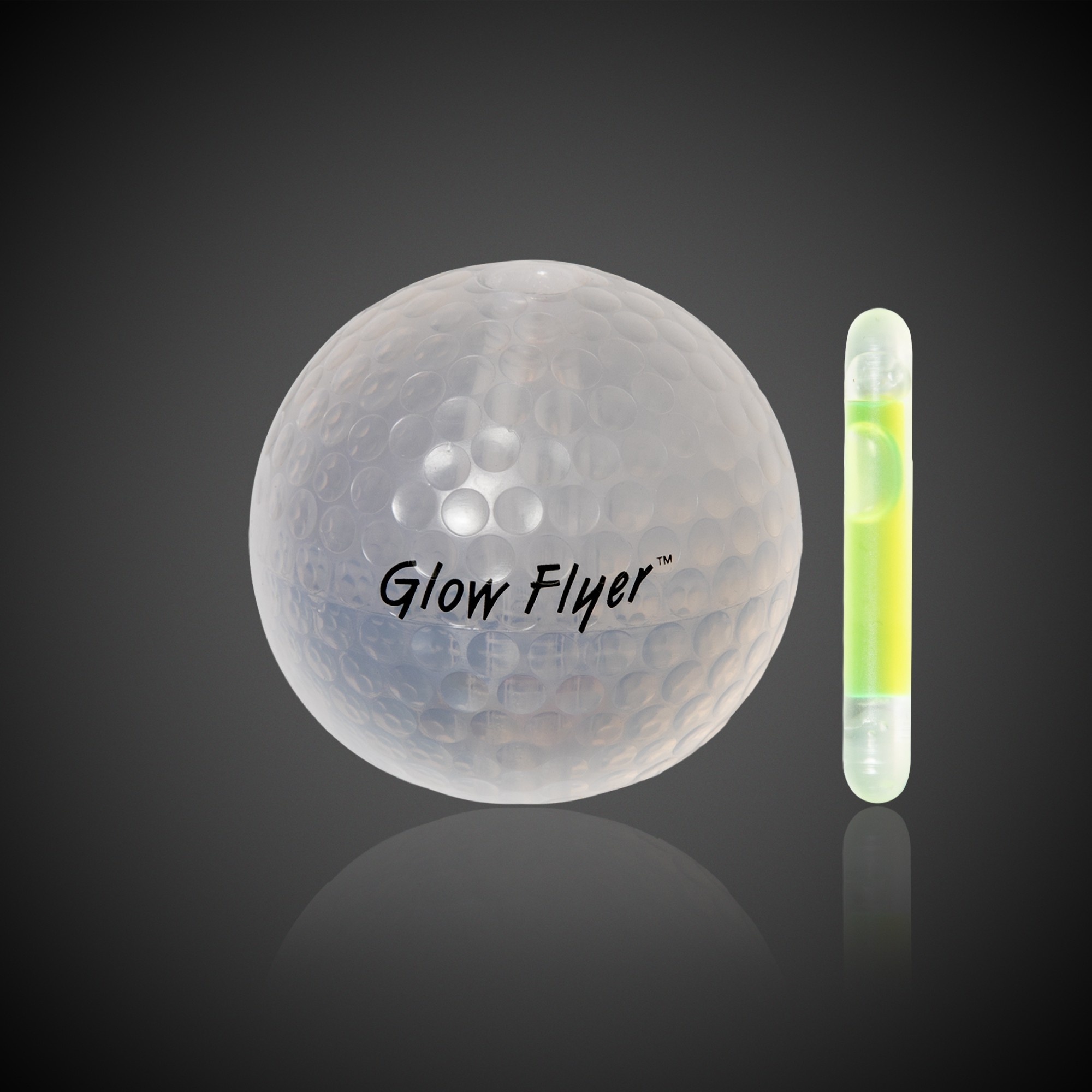 GREEN GLOW FLYER GOLF BALL (with a 1 1/2'' Jumbo Lightstick) 4