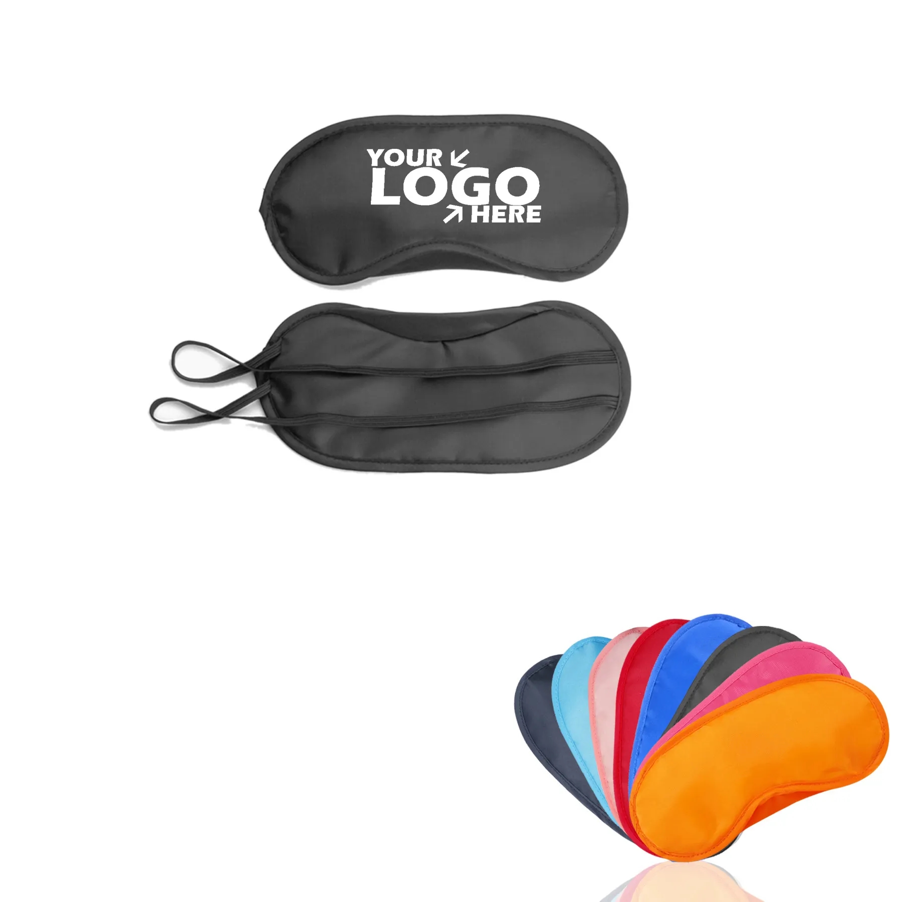 High Quality Polyester Eye Shade Travel Sleeping Mask 1