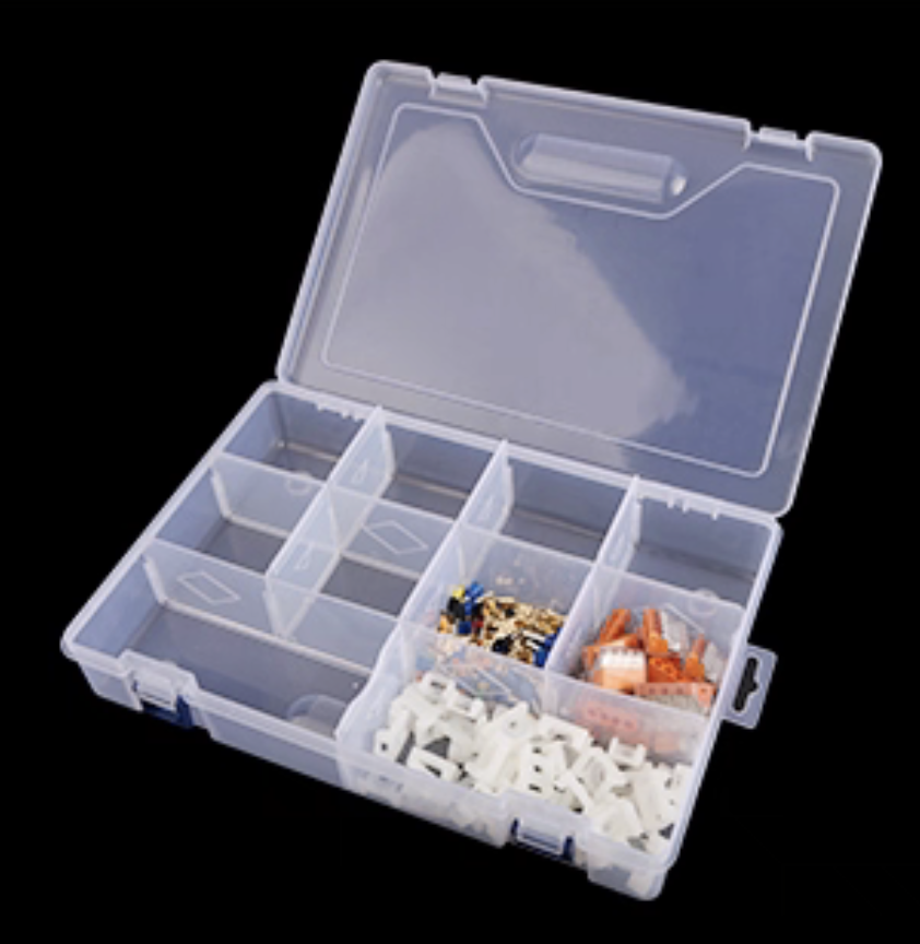 10 Grids Plastic Clear Organizer Box 6