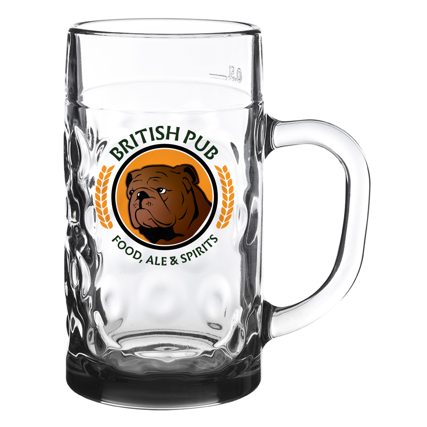 0.5 liter Libbey Munich Beer Stein (2 Color Imprint) 10