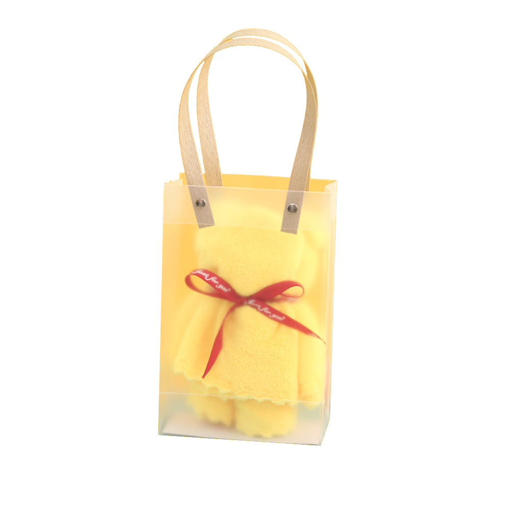 Coral velvet bear towel 12