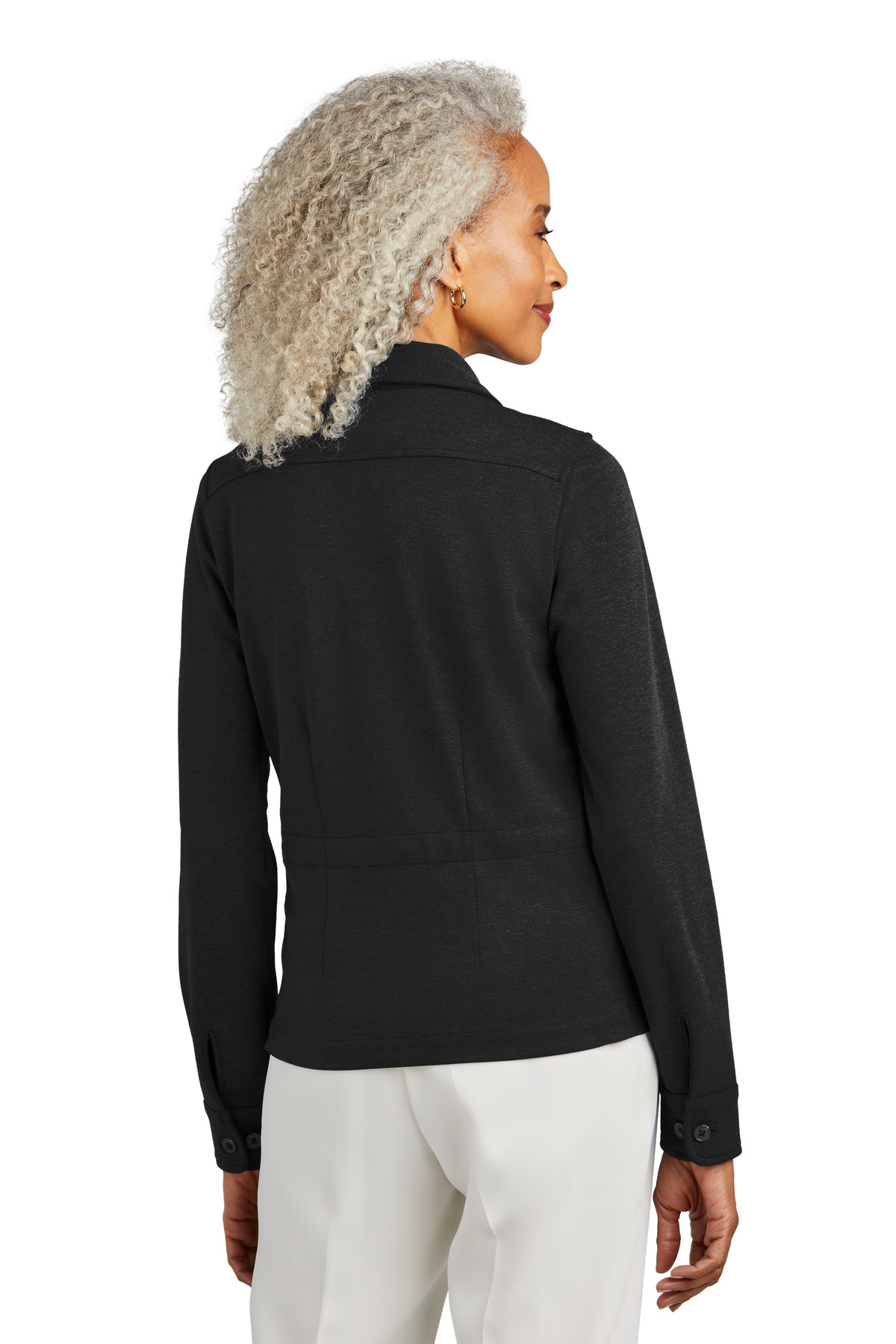 Women's Mid-Layer Stretch Button Jacket