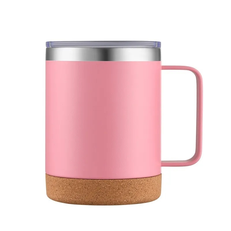 12 Oz Camping Mug With Cork Base 9