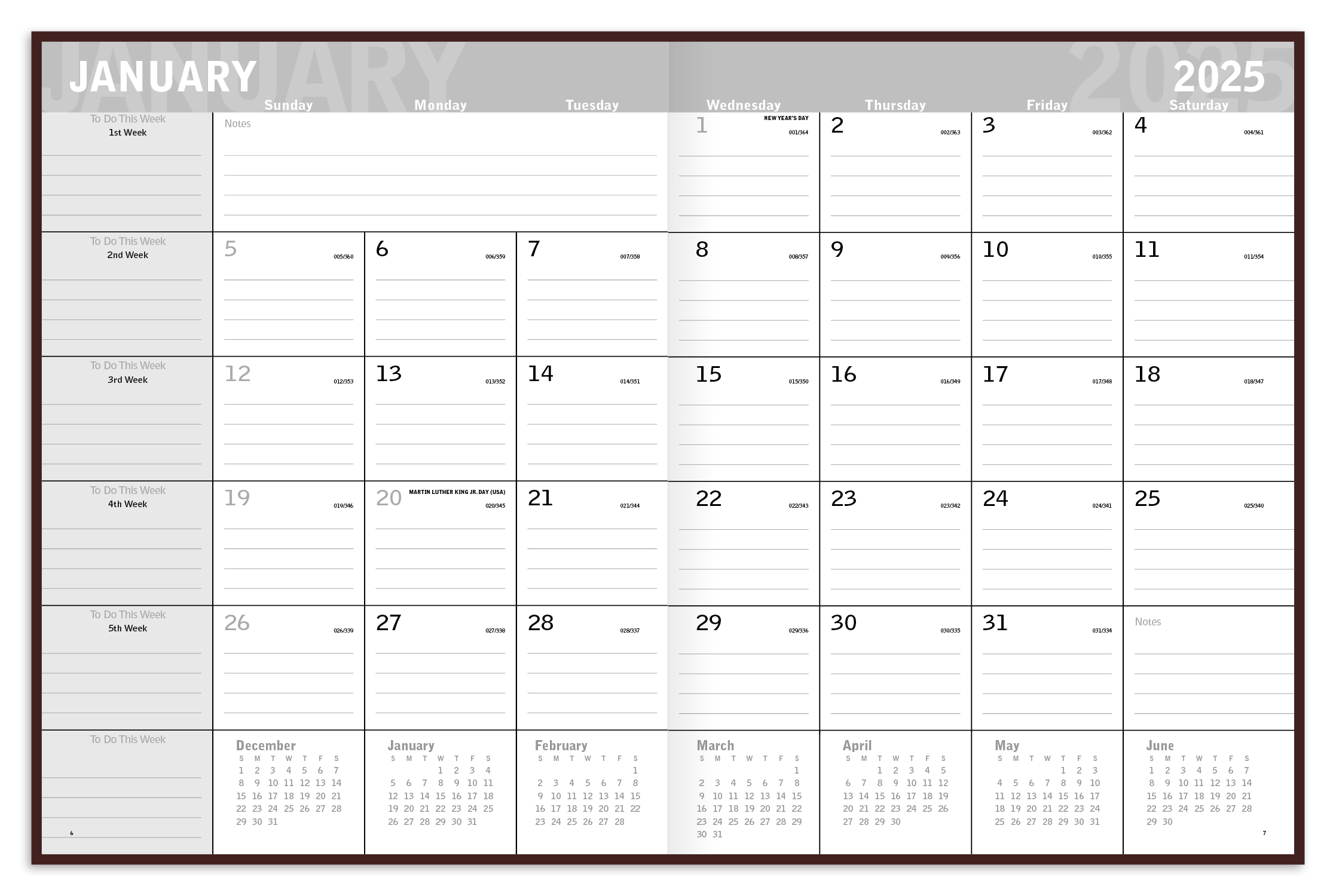 Triumph® Calendars Classic Monthly Planner 26