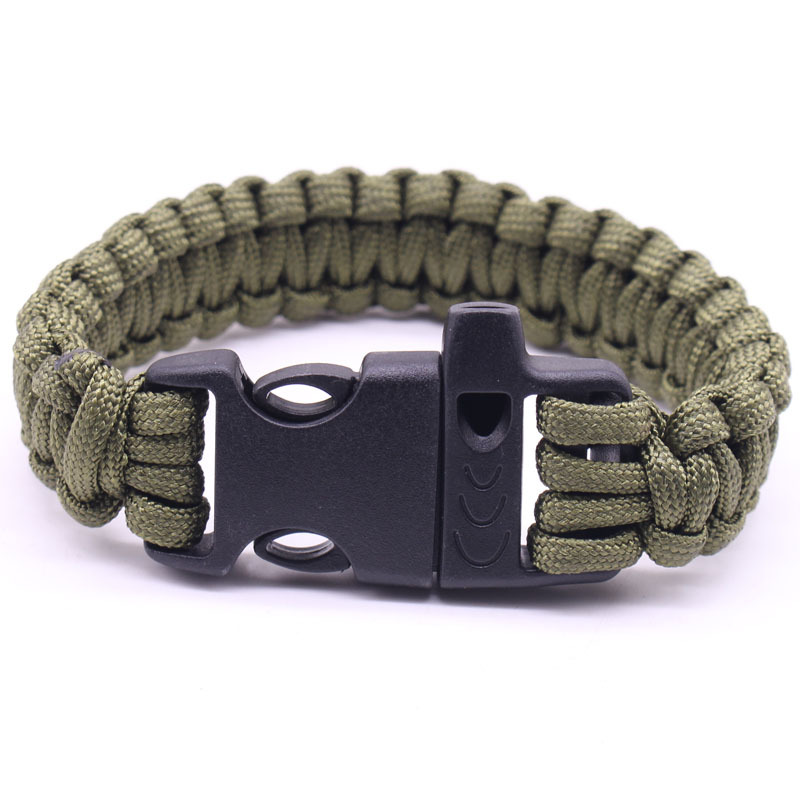 Survival Paracord Bracelet W/ Whistle 2