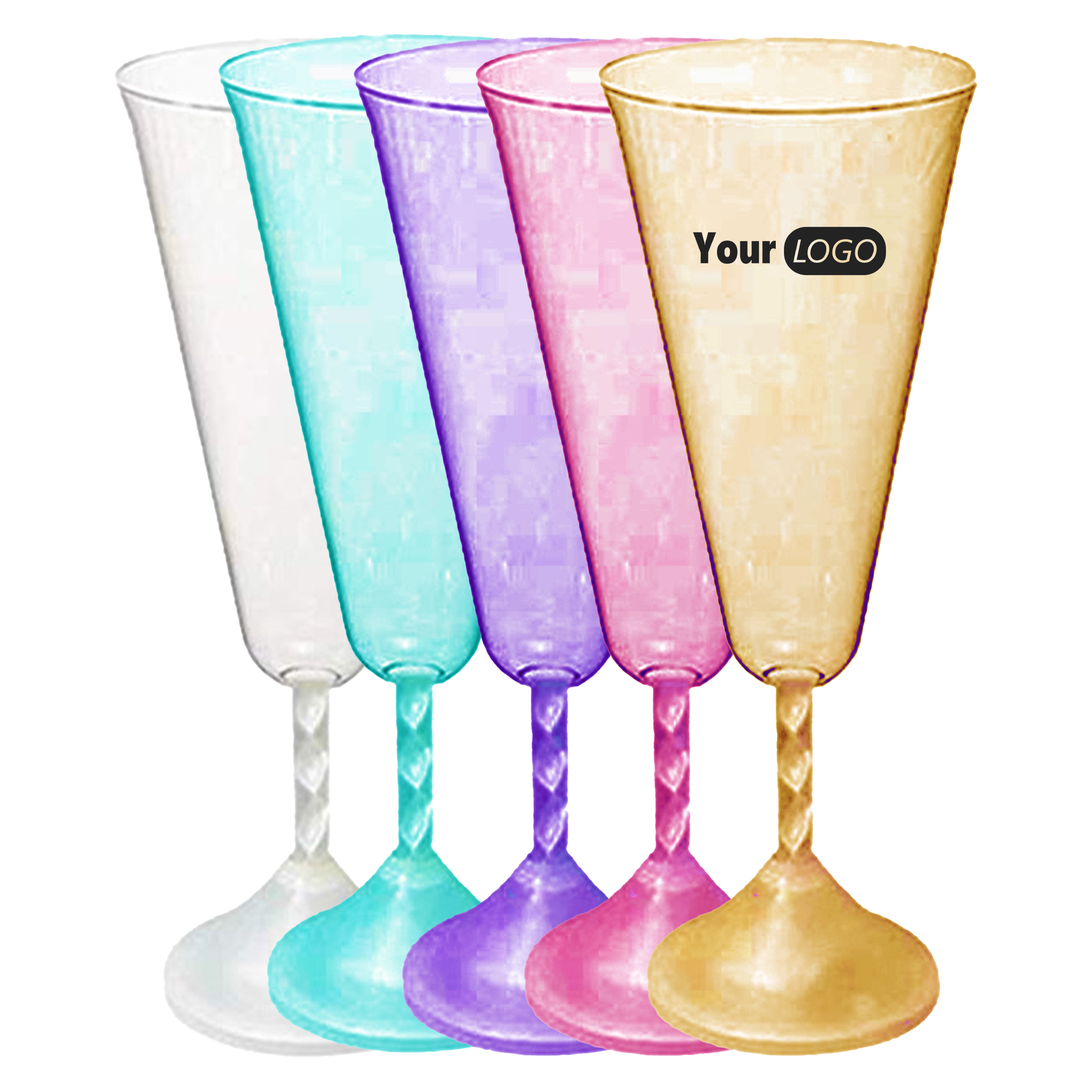 Abs Vibrant Light-Up Champagne Glass For Festive Occasions 1