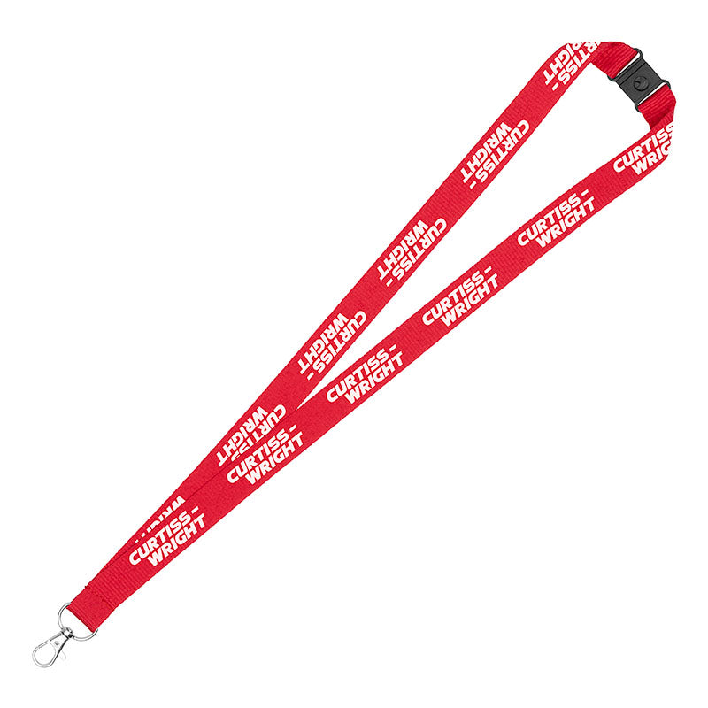 3/4" Eco Friendly rPET Lanyard with Safety Breakaway 18