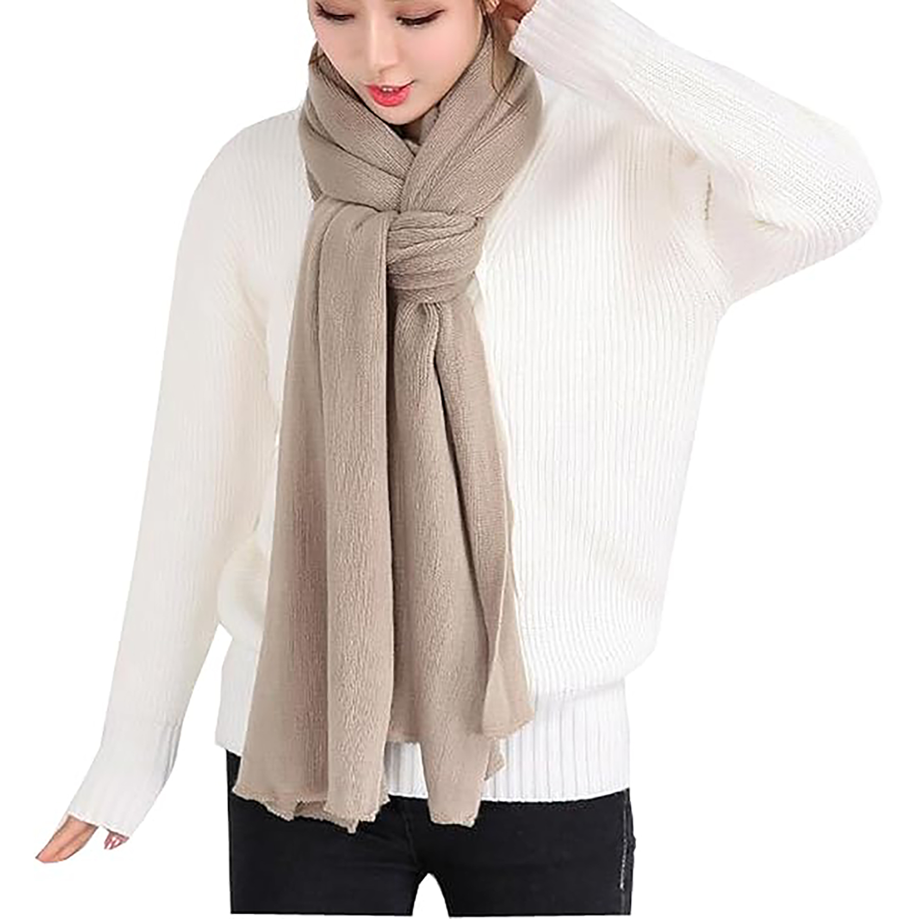 Women's Winter Warm Shawl Large Scarf 12