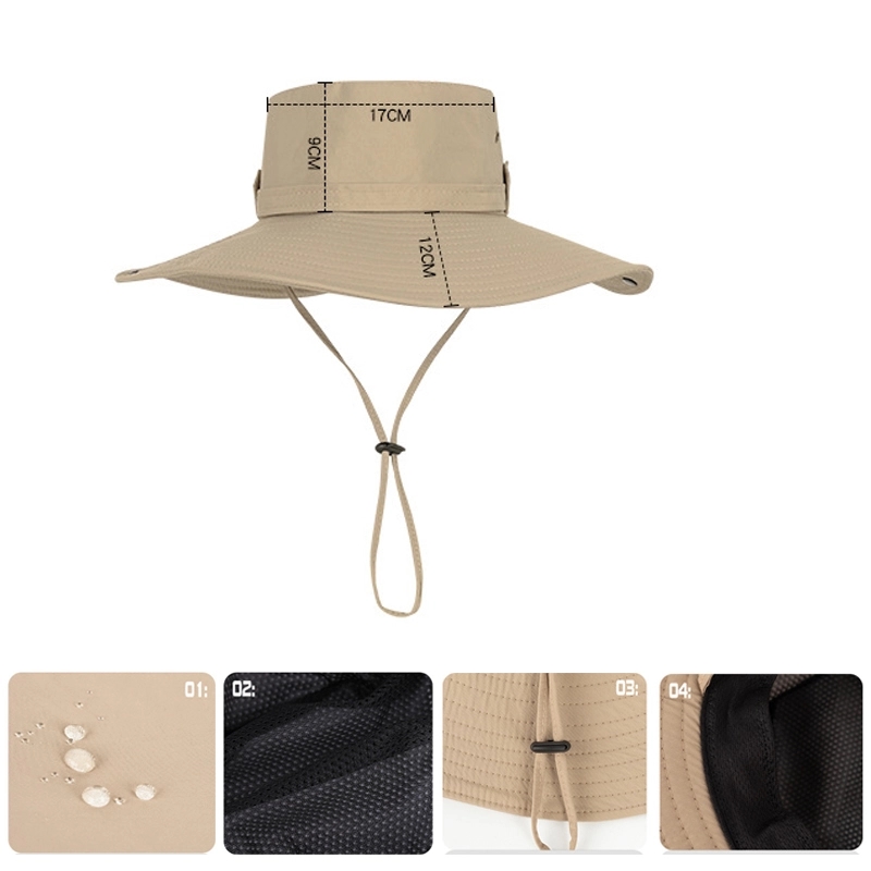 Women Ponytail Summer Sun Hat Uv Protection Wide Brim 2