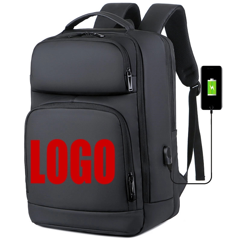 Customed Expandable Backpacks with USB Charging Port 8