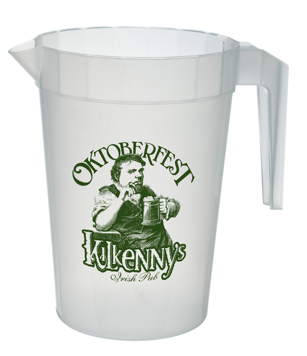 64 Oz. Translucent Plastic Stackable Pitcher 1