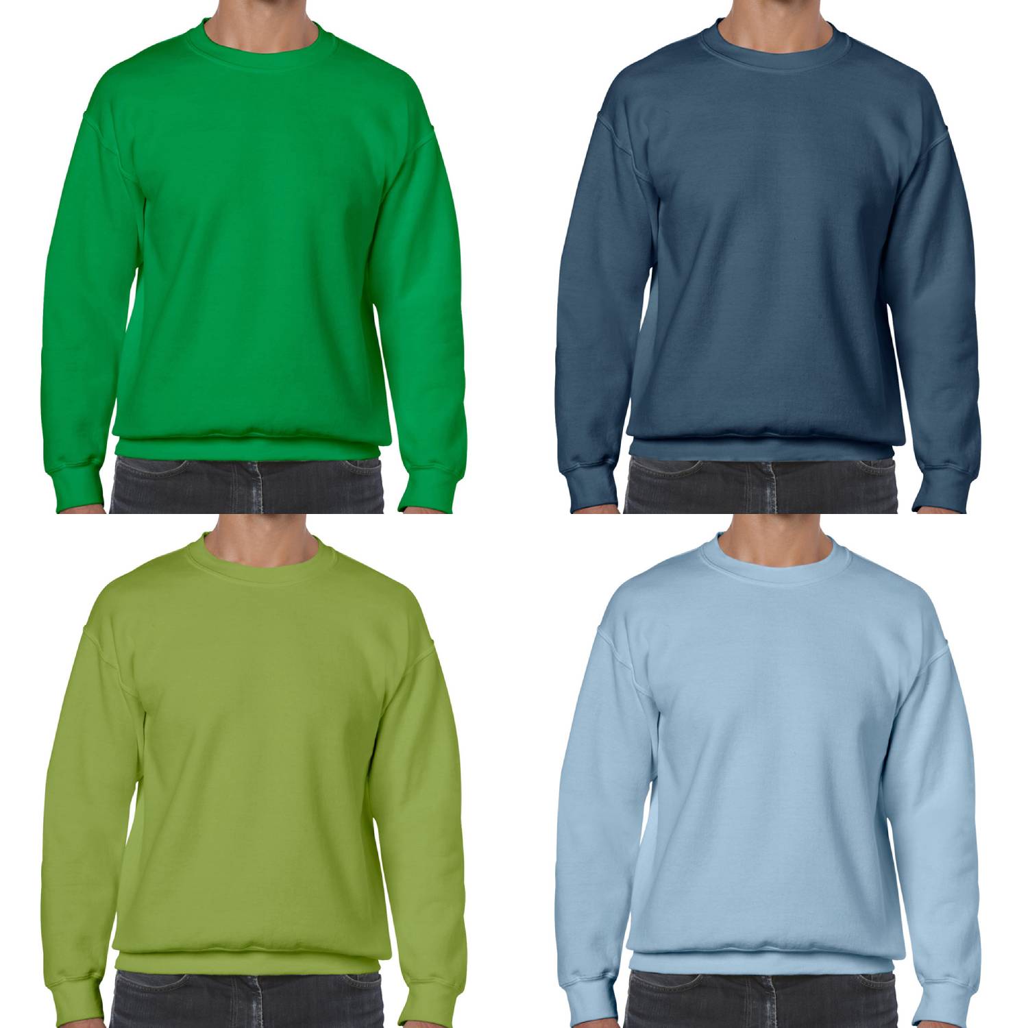 Adult 7.75 oz. Cotton Blend Crewneck Sweatshirt 8