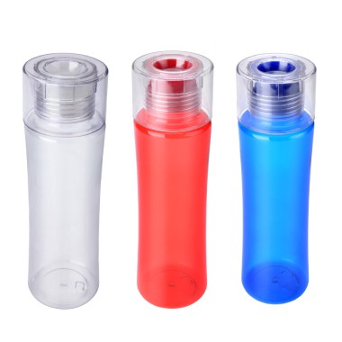 Plastic Water Bottle with Curved Body 2