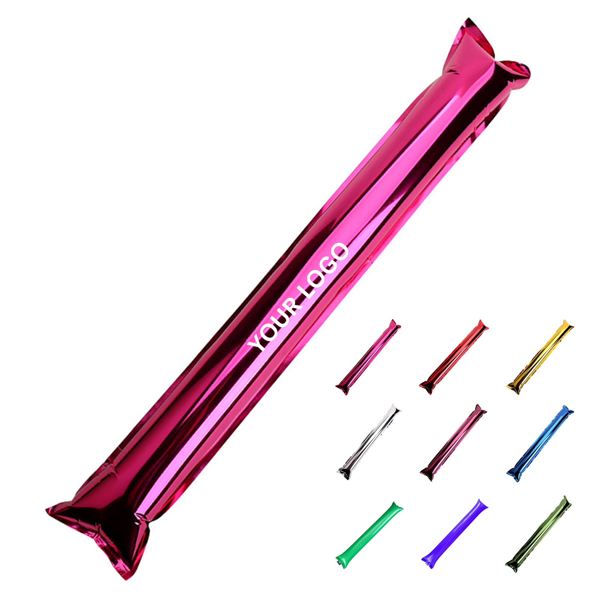 Foil Inflatable Cheer Stick Pair 24" x 4" 4