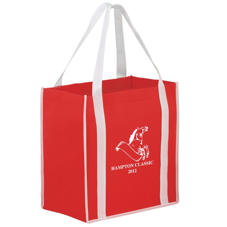 Non-woven Grocery Tote - Two Tone