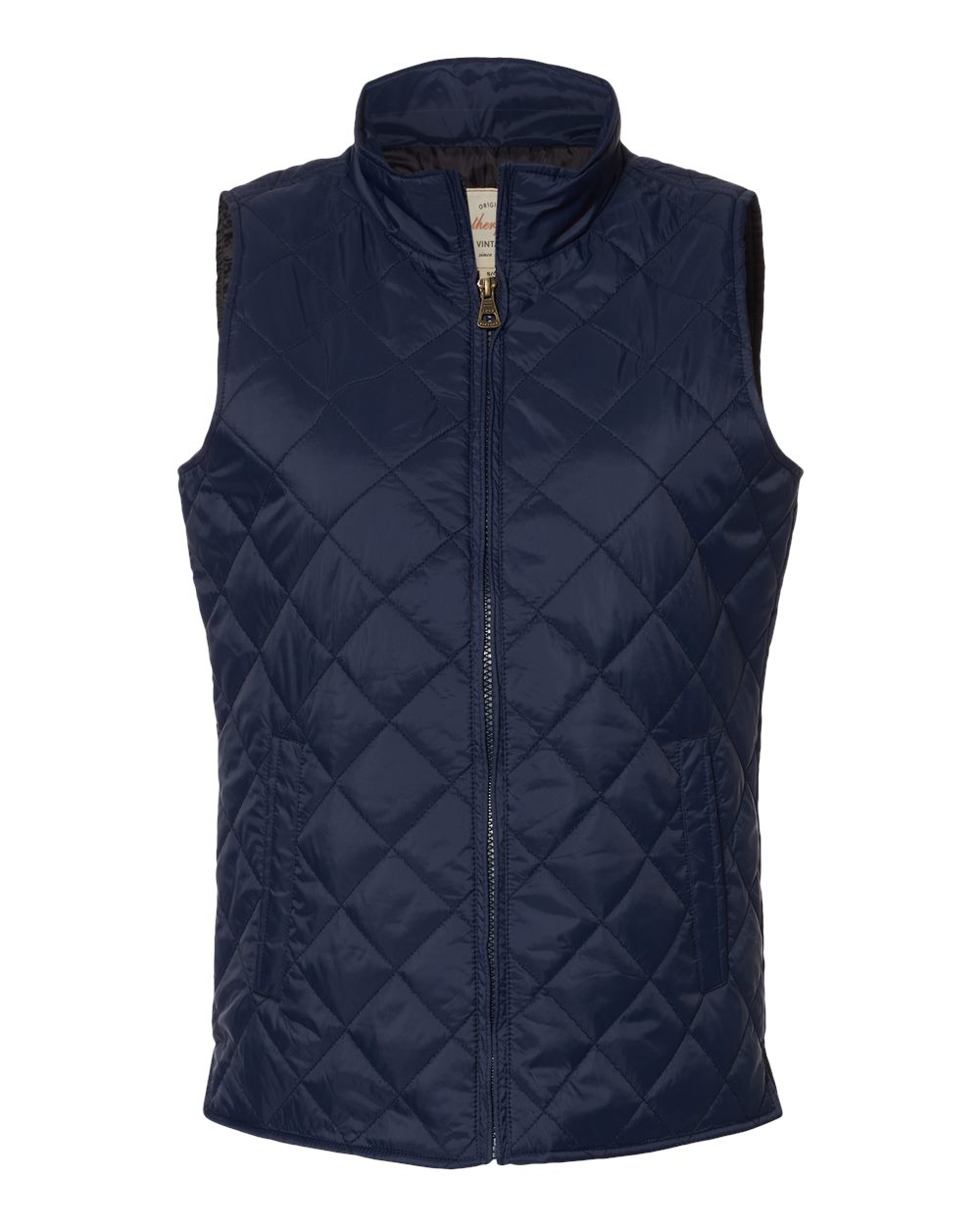 Women's Vintage Diamond Quilted Vest - W207359 7