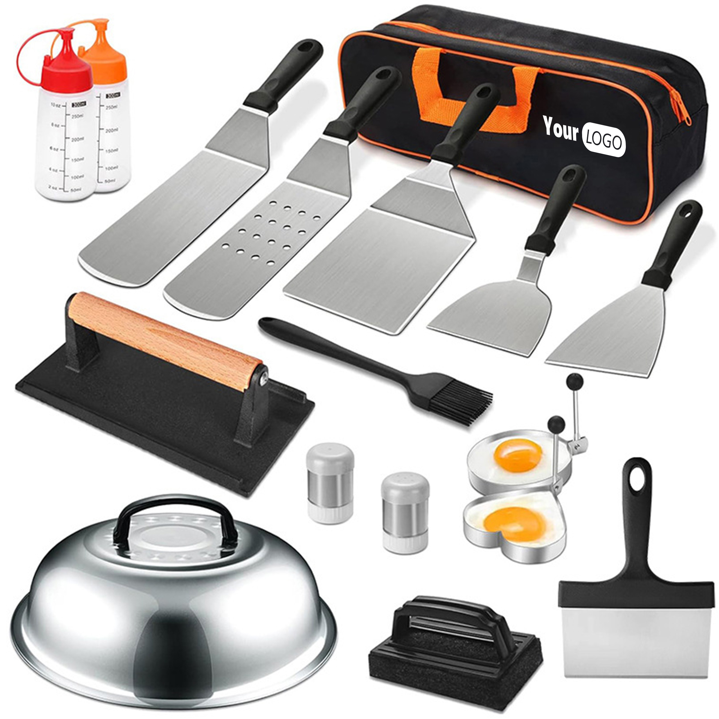 Stainless Steel Combination Barbecue Tool Set 2