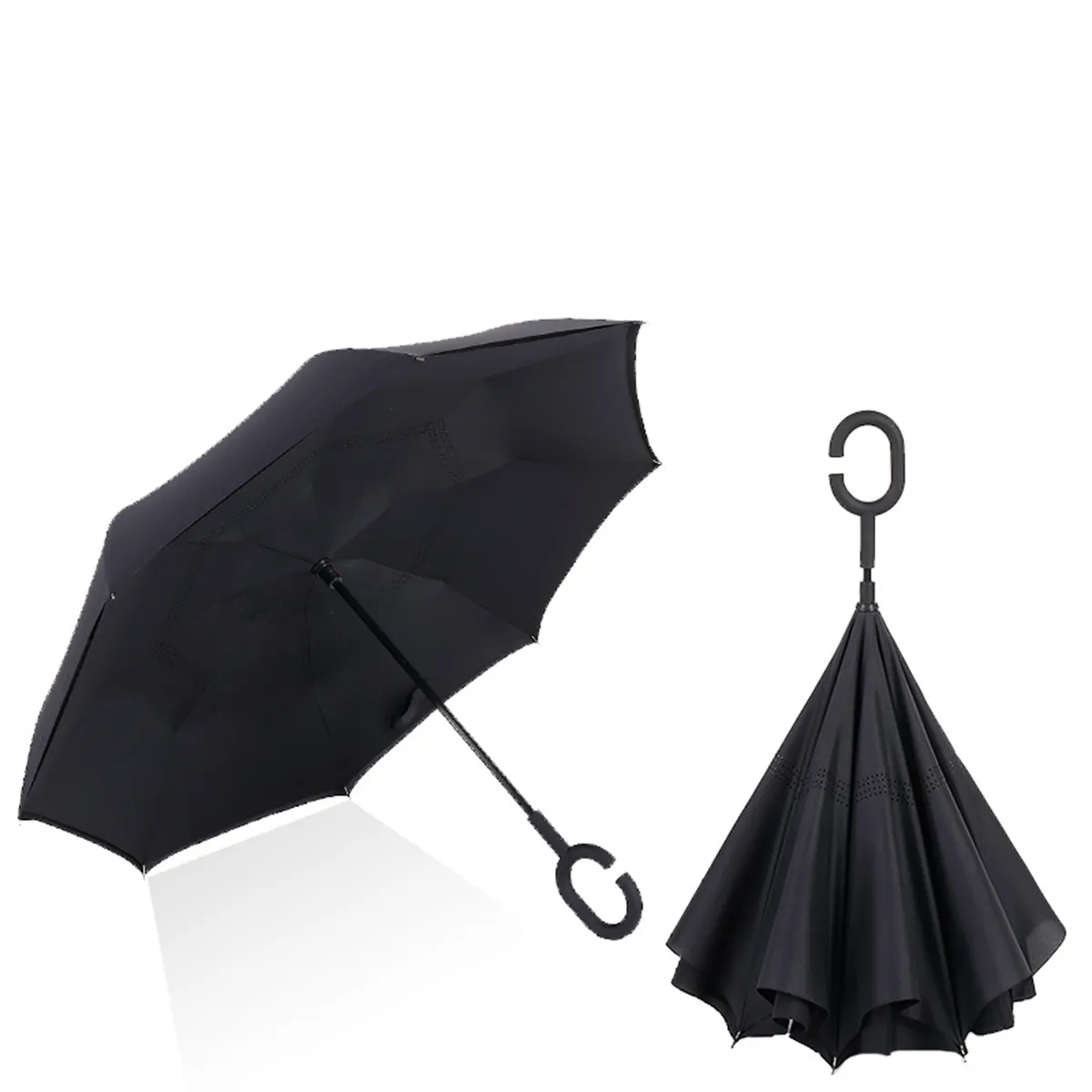 Double Layer C Handle Reverse Umbrella 5