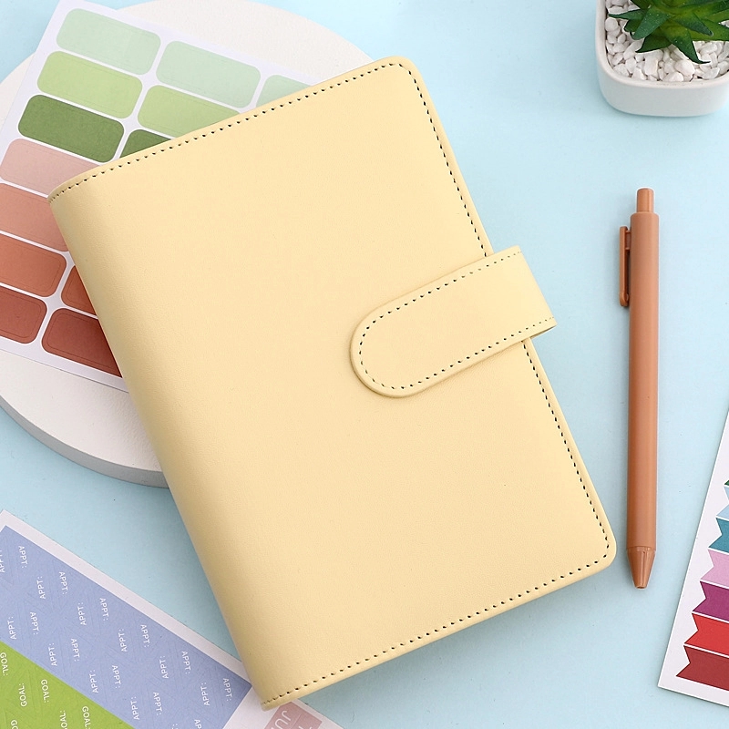 PU Leather A6 Budget Planner Binder Notebook 11