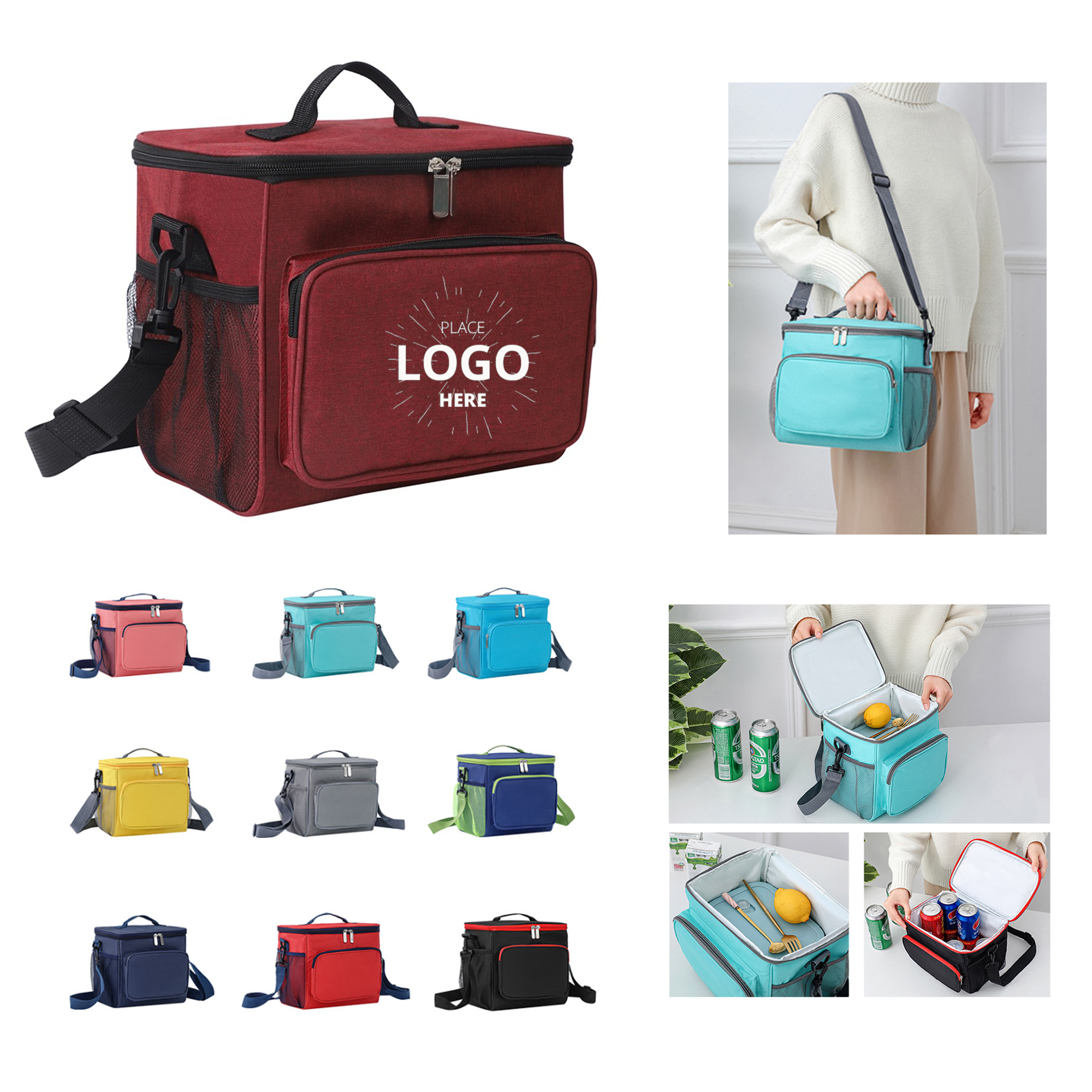 Large Capacity Outdoor Insulation Lunch Crossbag 2