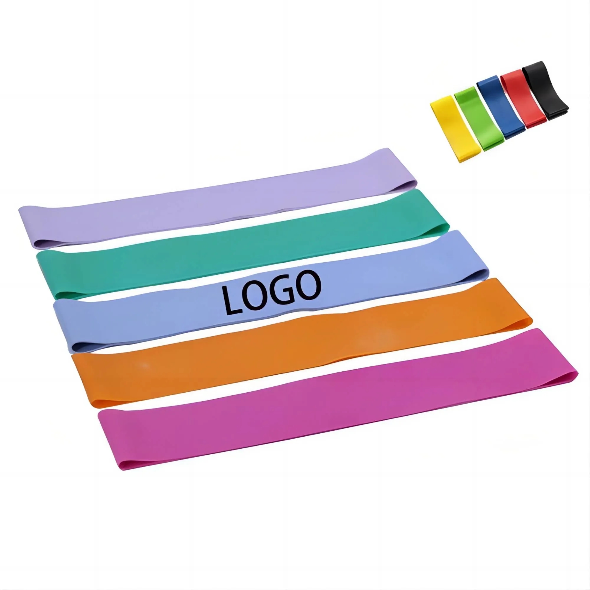 MOQ50 5 in1 Exercise Resistance Band Set 2