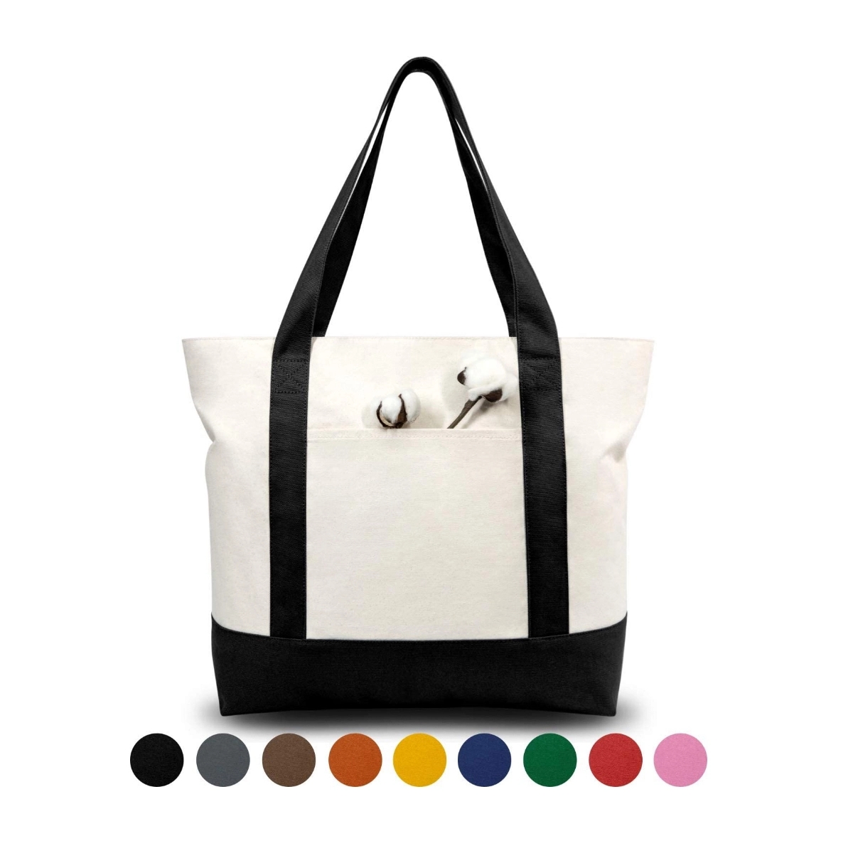 Canvas Boat Tote, custom tote bag with logo imprint 1