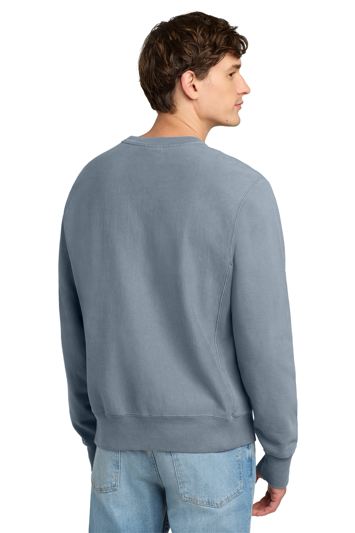 Champion Reverse Weave Garment-Dyed Crewneck Sweatshirt. GDS149 16