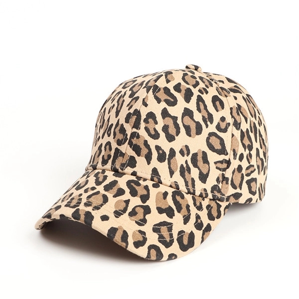 Adjustable Leopard Print Baseball Cap 3