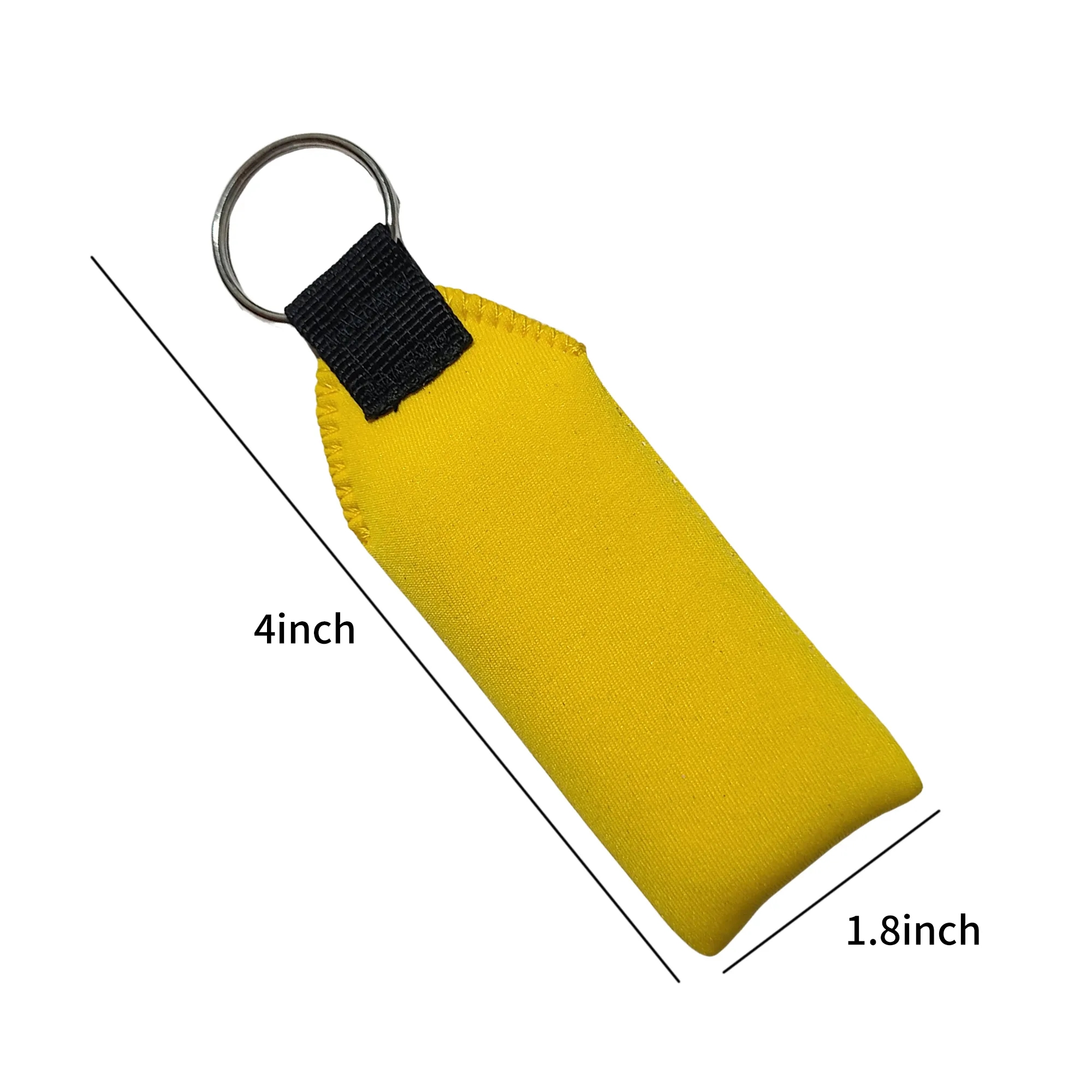 Floating Neoprene Keychain 4x1.8 Inch Buoyant Design 2