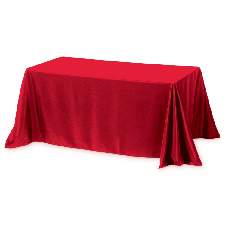 "Preakness Six" 3-Sided Economy Table Cover & Throws (One Color Print) / Fits 6 ft Table 14