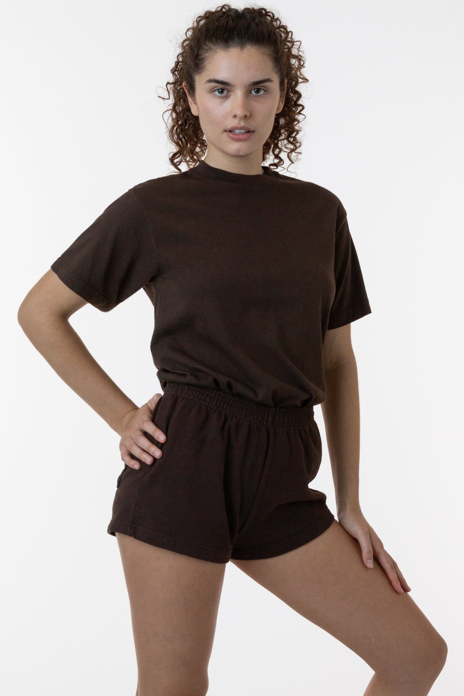 14 OZ GARMENT DYE HEAVY FLEECE SHORT SHORTS 7