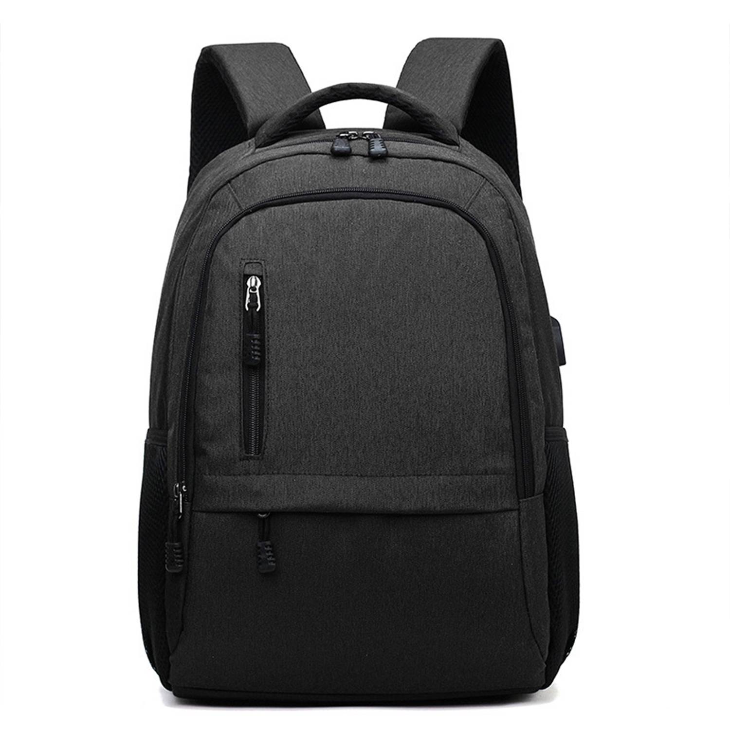 Oxford Business Men's Backpack With Charging Port 4