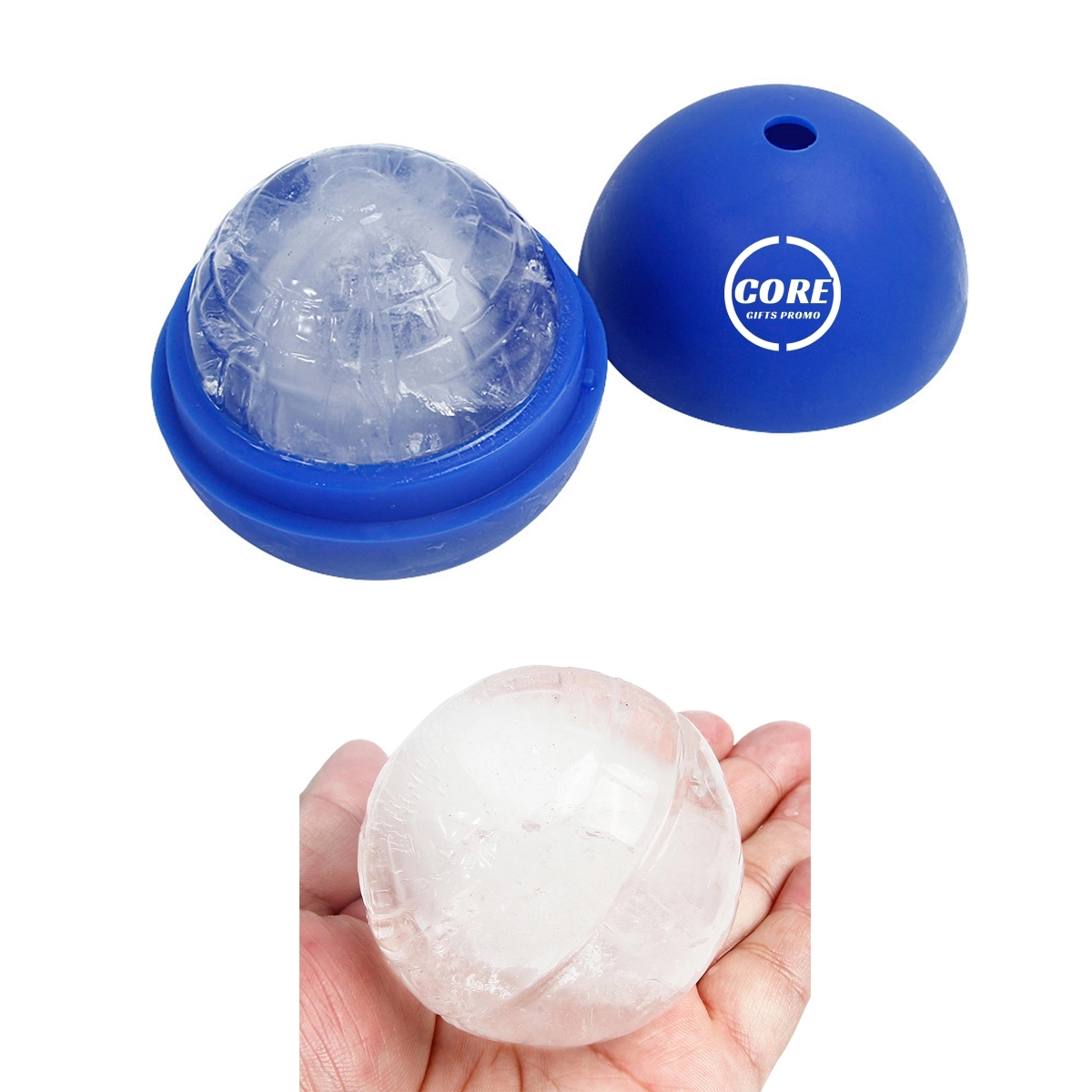 80ML Silicone Ice Cube Trays With Large Square Molds 2