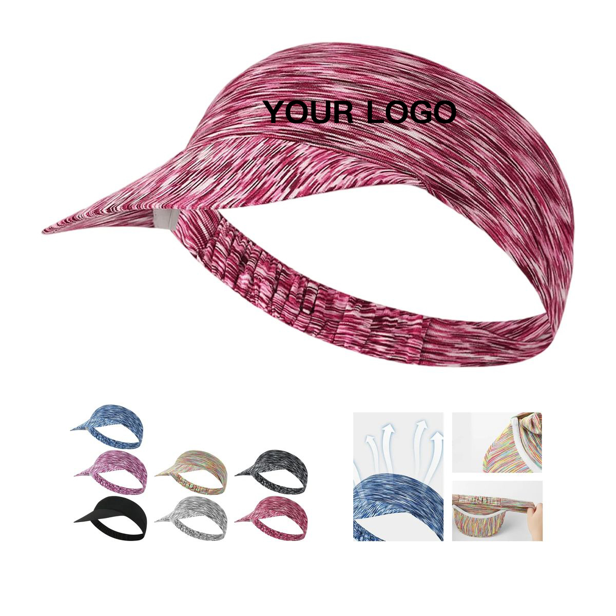 Polyester Sun Hat with Moisture Absorbing Breathable Build 2