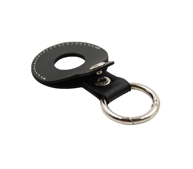 PU Leather AirTag Holder with Keyring 4