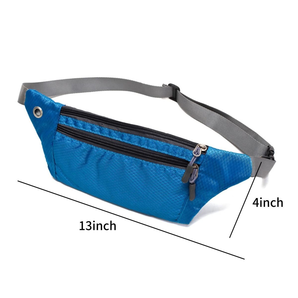 Three Pocket Fanny Pack for Sports and Travel 8