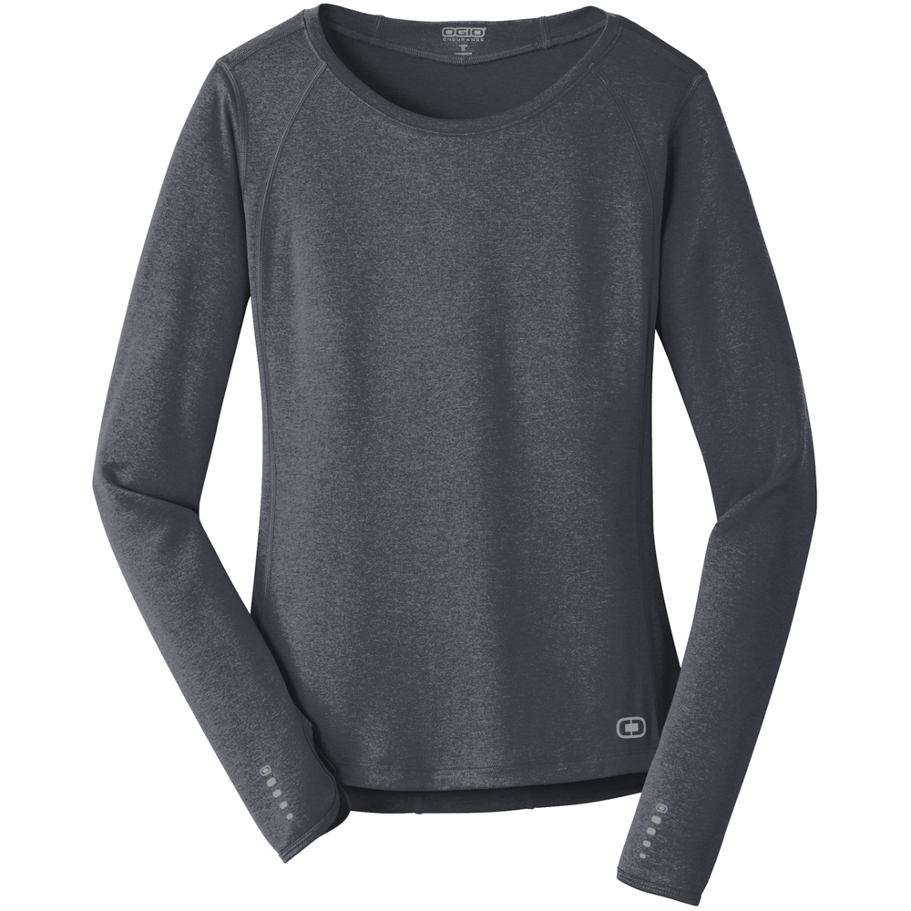OGIO® Ladies Long Sleeve Pulse T-Shirt