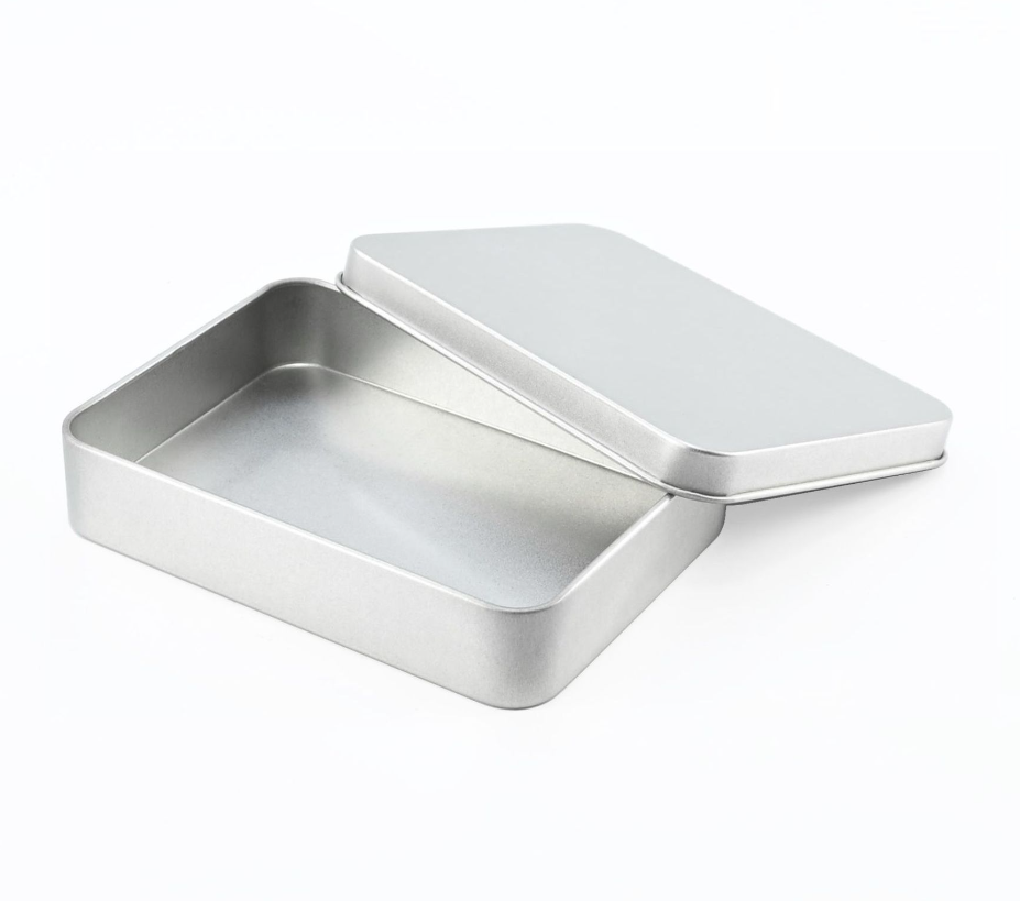 Rectangular Empty Tin Box 2