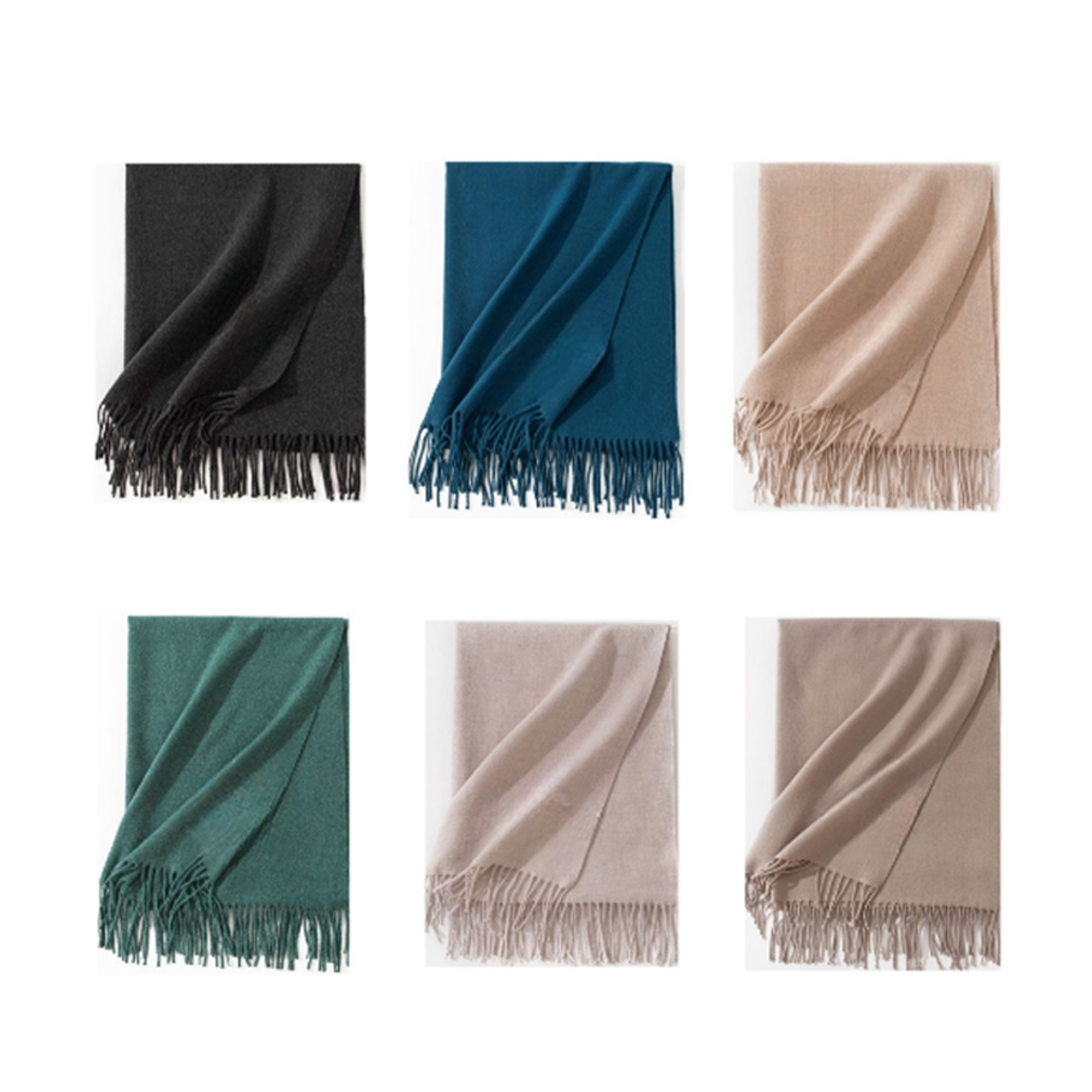 Soft Winter Women's Warm Scarf Shawl 9