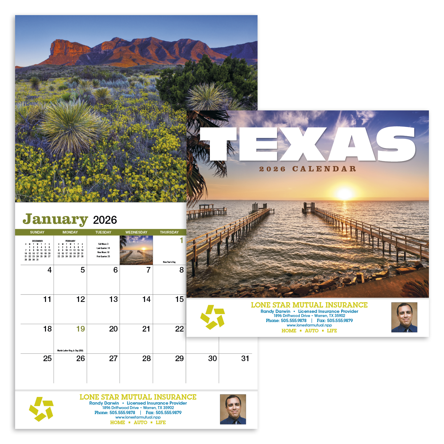 HotLine® Products Texas Appointment Calendar - Stapled 44