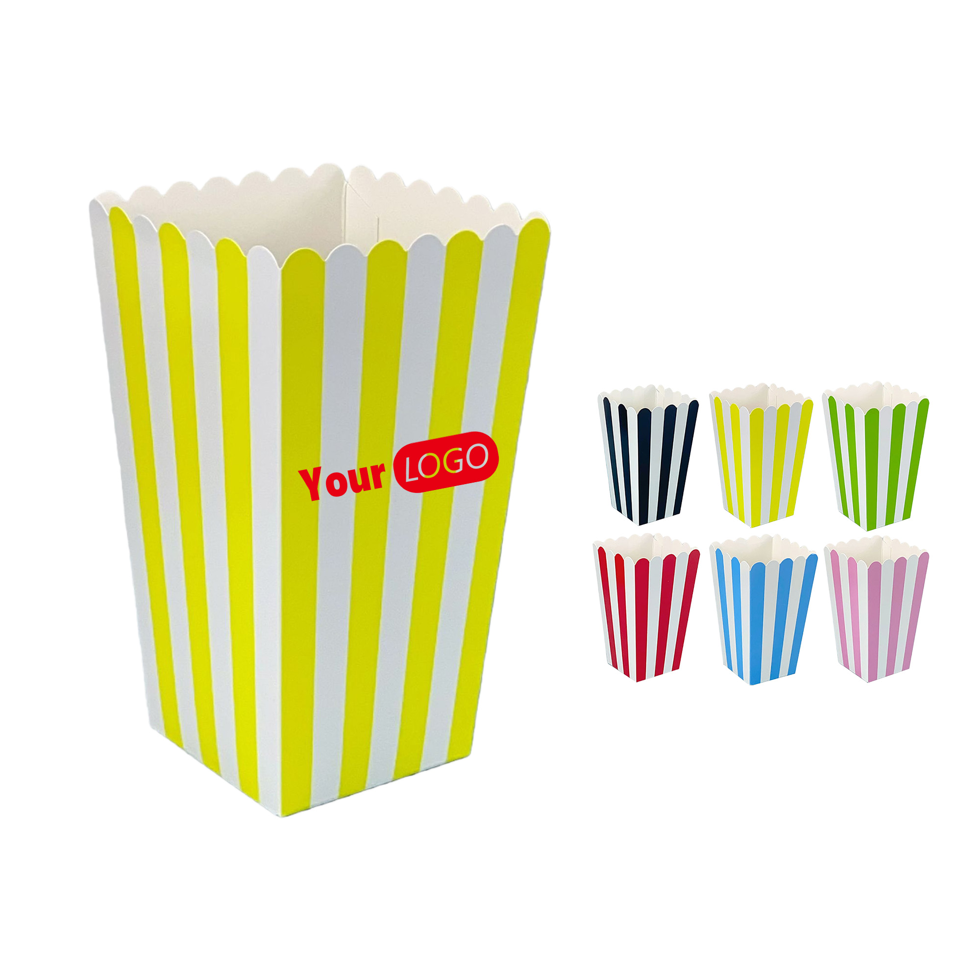 Personalized Paper Food Popcorn Box 8