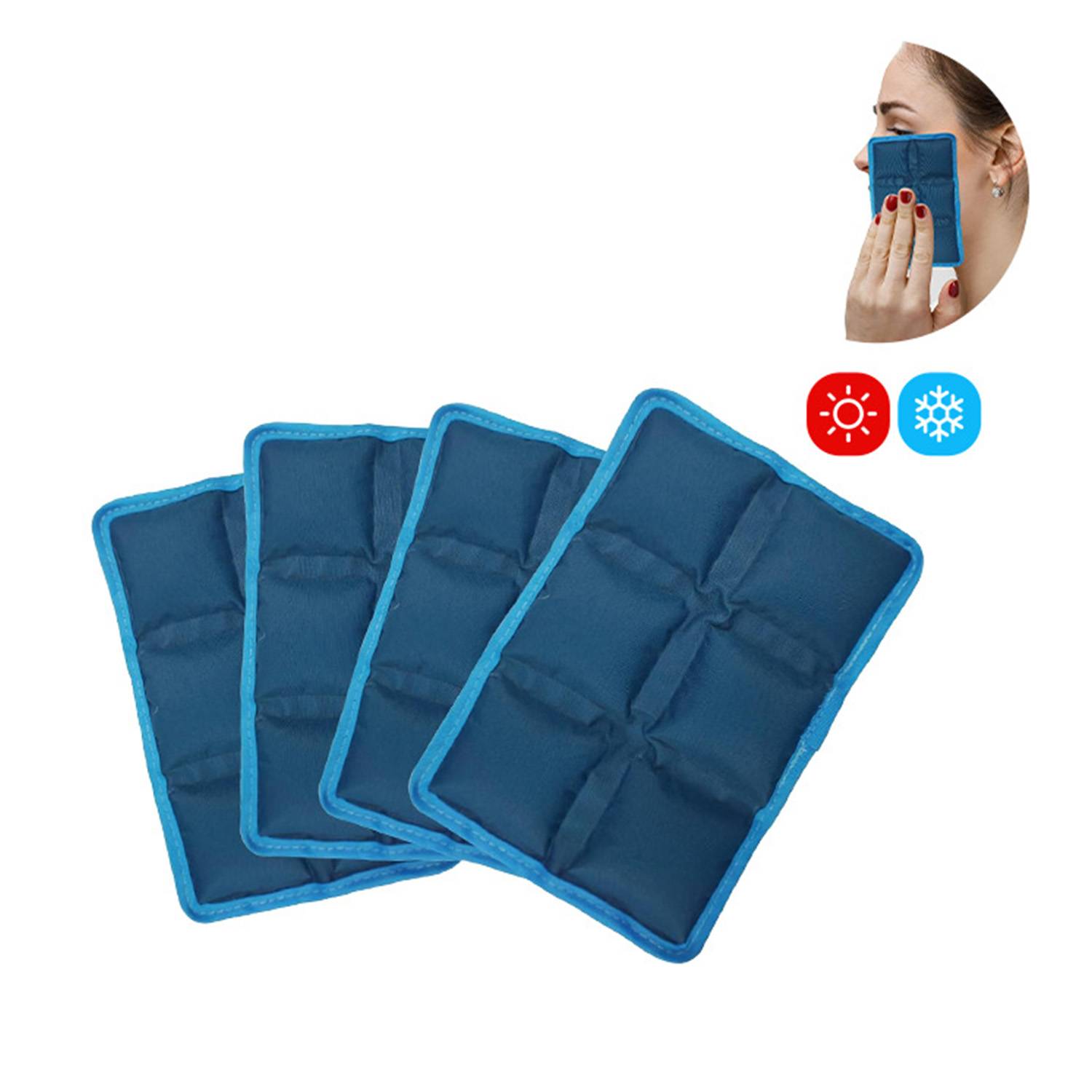 4pcs Reusable Gel Ice Packs for Sports Picnic 5