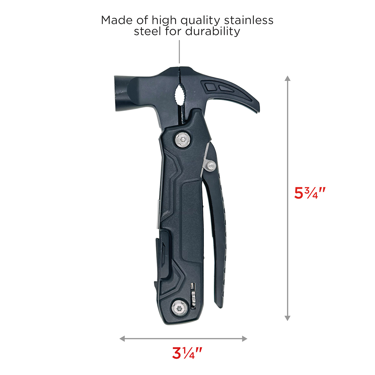 Best Buddy Tools® Tactical Survival Multi-Tool Hammer 10