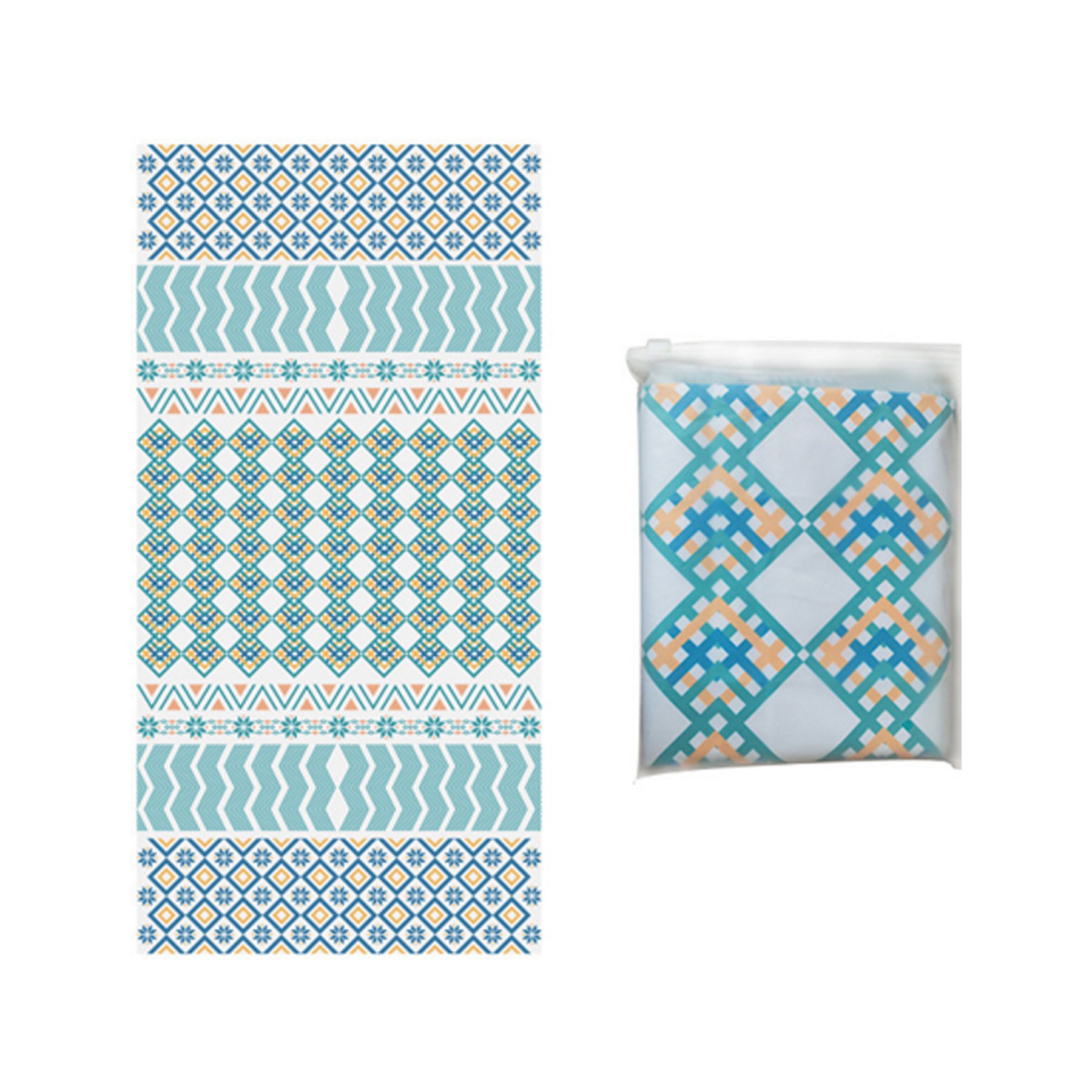 Ultra Fine Fiber Double-sided Velvet Beach Towel 2
